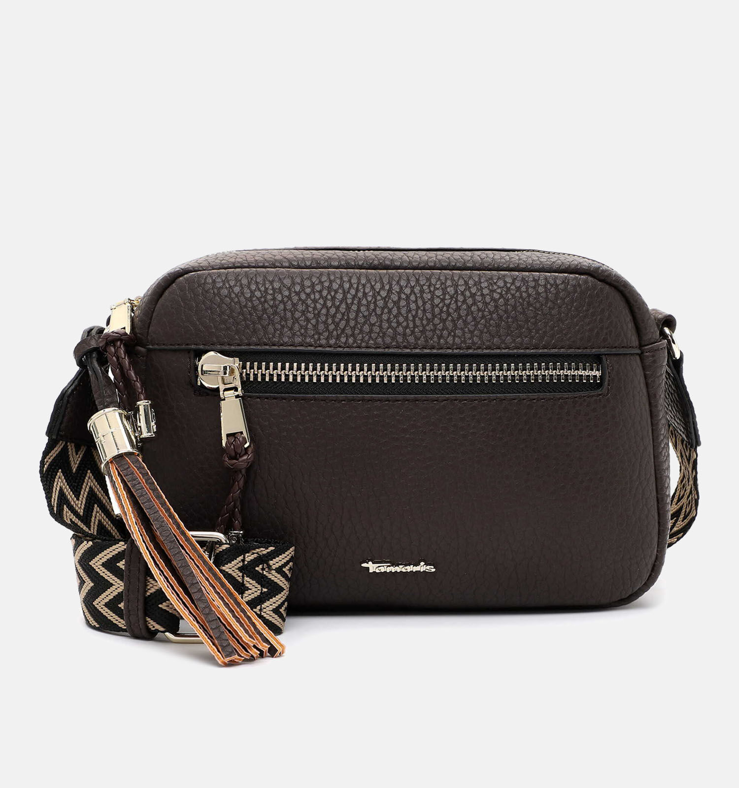 Tamaris Carissa Bruine Crossbody tas Dames Crossbody tassen Online op TORFS.BE
