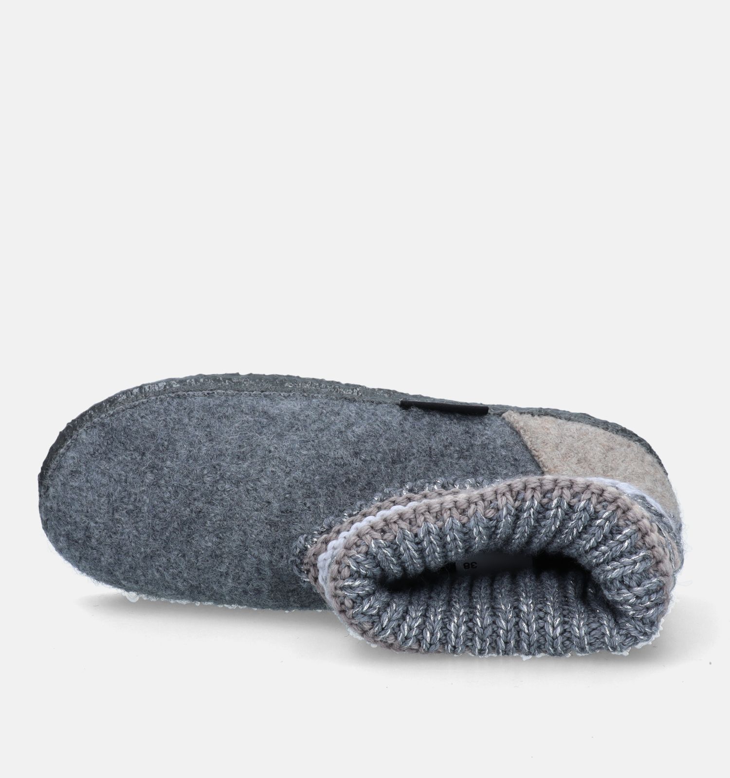 Giesswein Kiel Grijze Hoge pantoffels Dames Pantoffels Online op TORFS .BE