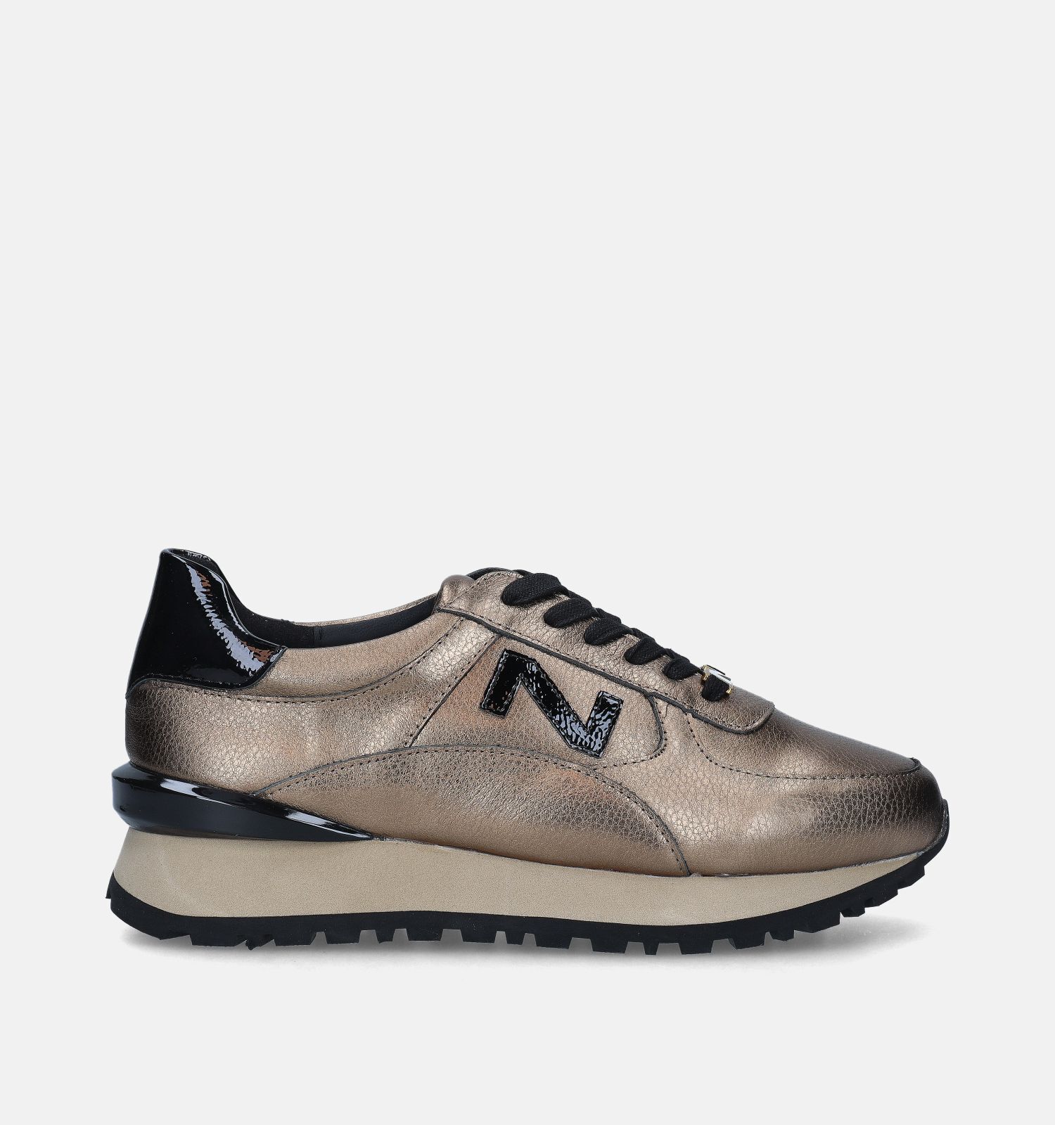 Nathan Baume Bronzen Sneakers Dames Sneakers Online op TORFS.BE