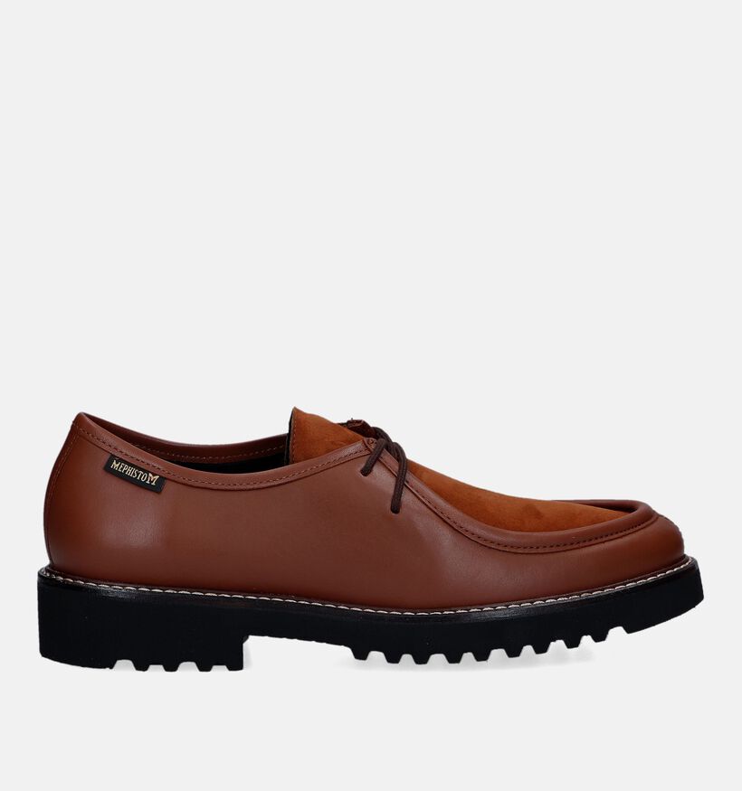 Mephisto Sonie Chaussures à lacets en Cognac pour femmes (330835) - pour semelles orthopédiques