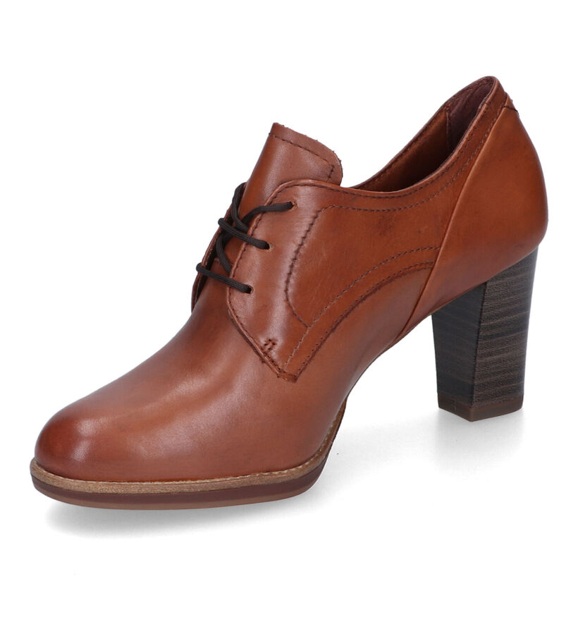 Tamaris Cognac Veterpumps voor dames (315384)