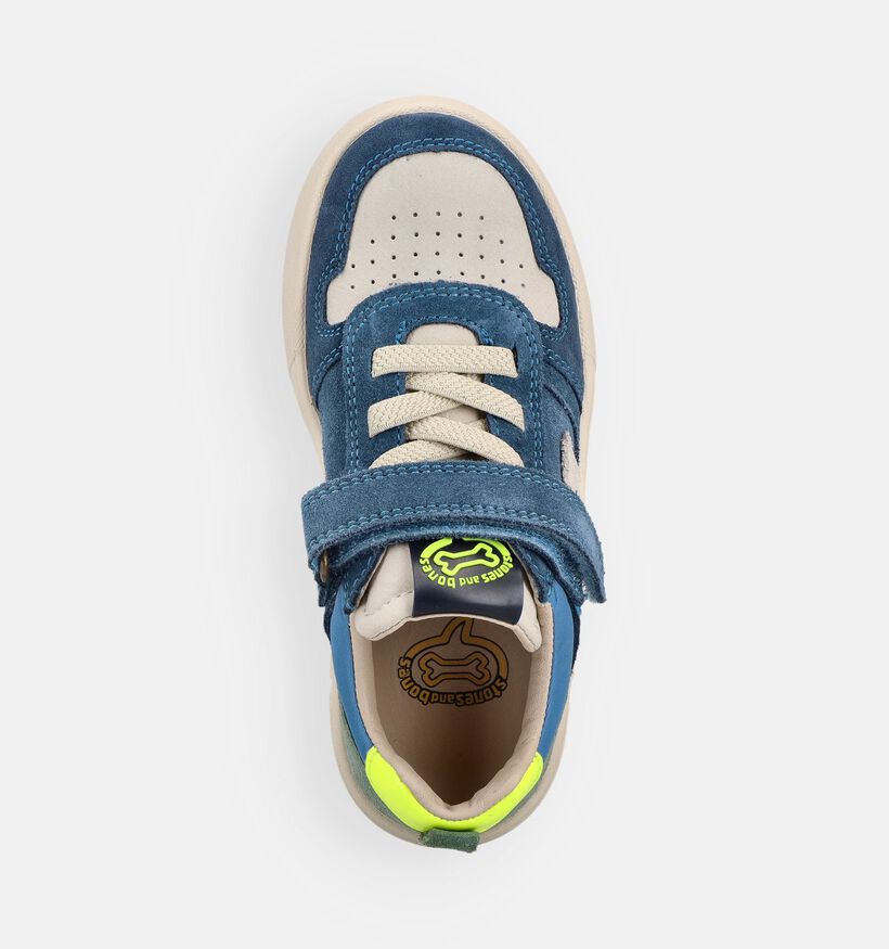 STONES and BONES Pacer Baskets basses en Bleu fonc&eacute; pour gar&ccedil;ons (369595) - pour semelles orthop&eacute;diques