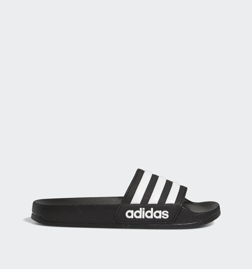 adidas Adilette Claquettes en Noir pour filles, garçons (366798)