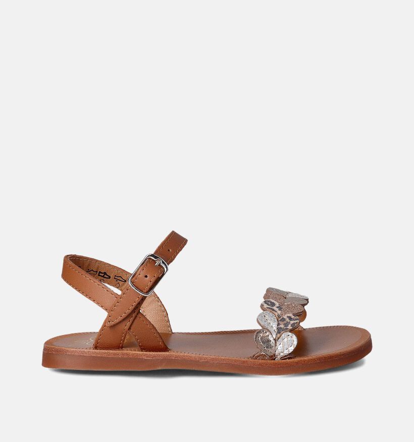 Pom d'Api Plagette Ferns Cognac Sandalen voor meisjes (354606)
