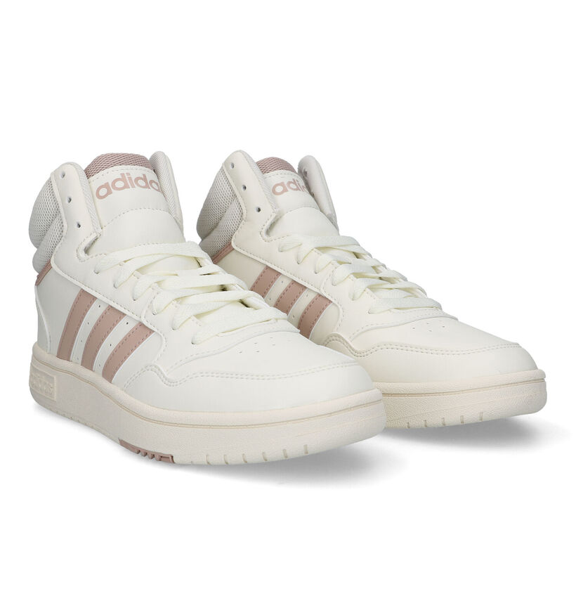 adidas Hoops 3.0 Mid Witte Sneakers voor dames (329412) - geschikt voor steunzolen