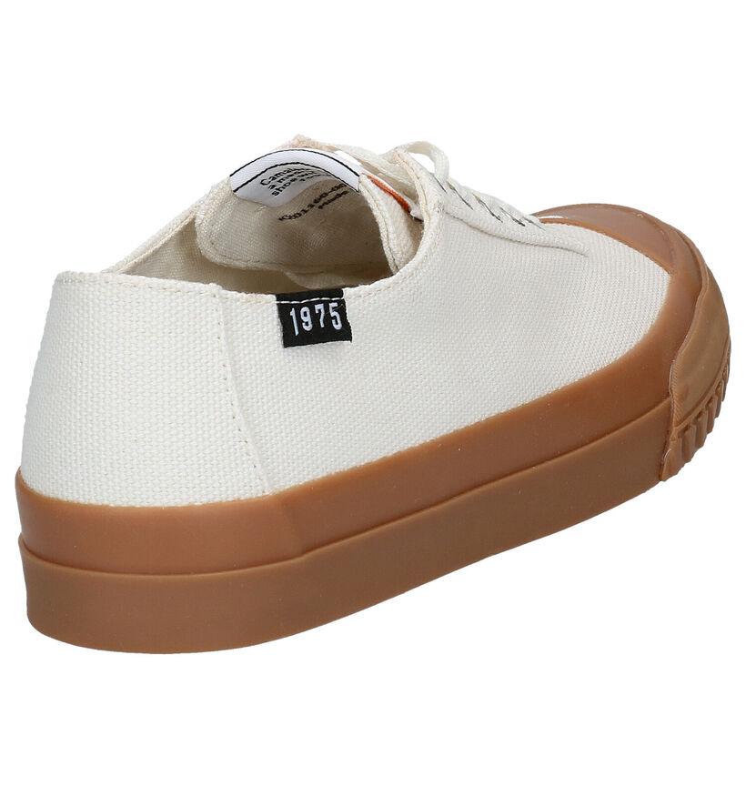 Camper Ecru Sneakers in stof (288395)