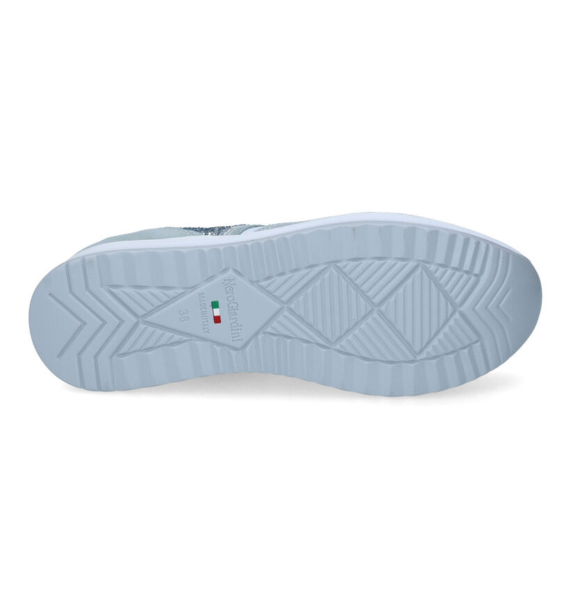 NeroGiardini Baskets casual en Vert menthe pour femmes (307499) - pour semelles orthopédiques