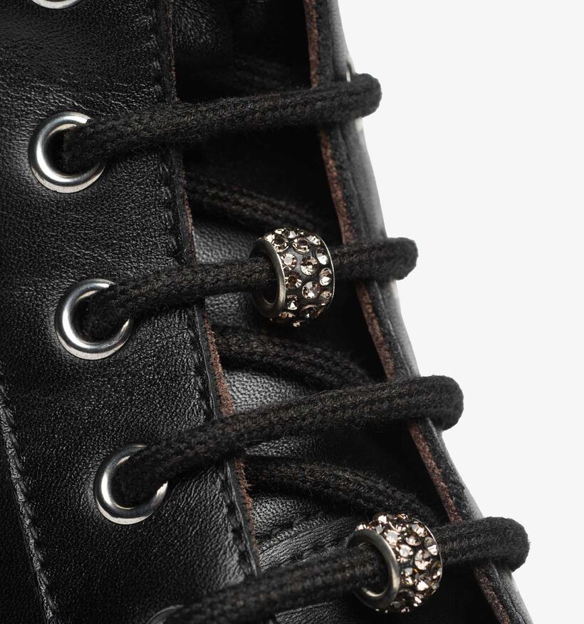 NeroGiardini Boots à lacets en Noir pour femmes (363951) - pour semelles orthopédiques