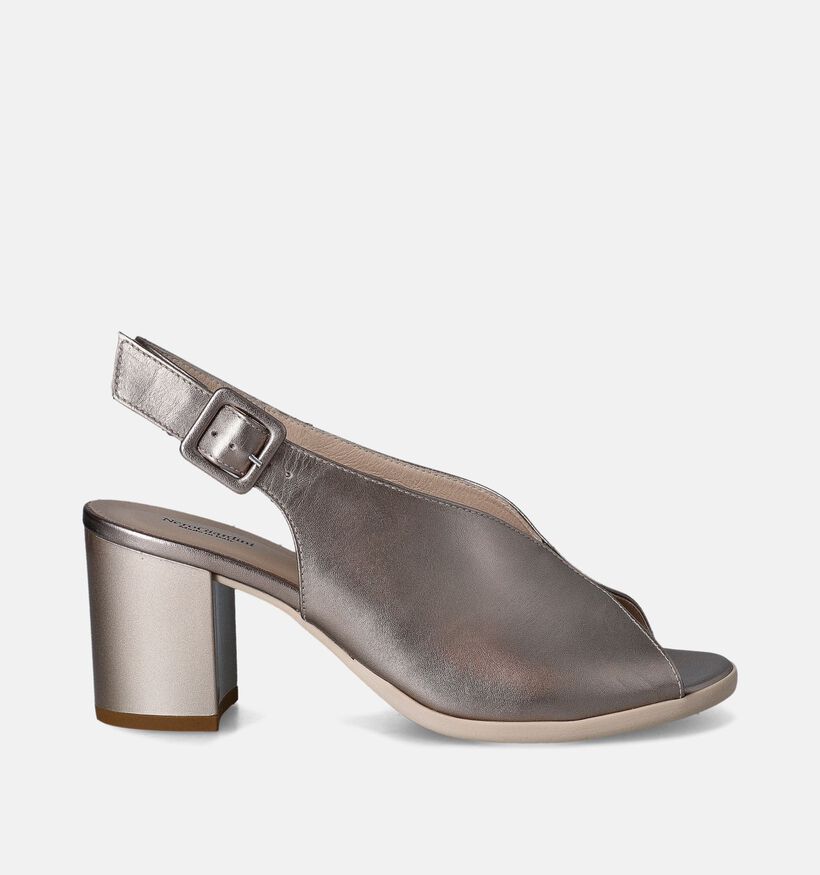NeroGiardini Bronzen Sandalen met blokhak voor dames (358356)