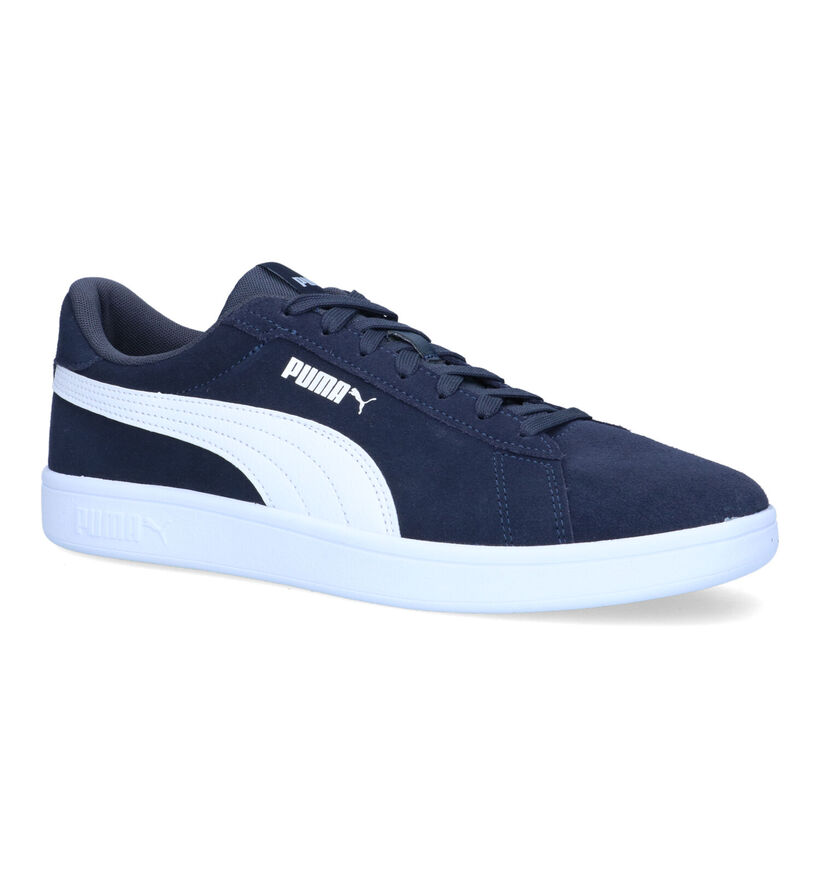 Puma Smash 3.0 Baskets en Bleu pour hommes (318681) - pour semelles orthopédiques