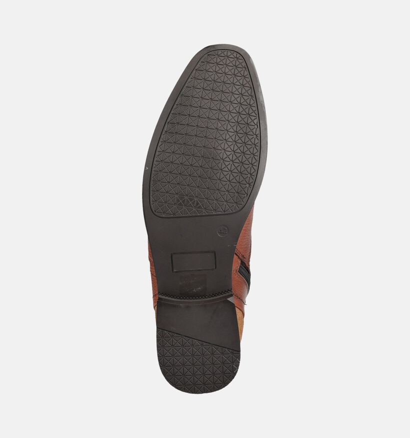 Via Borgo Bruine Geklede Boots met Veters voor heren (373767)
