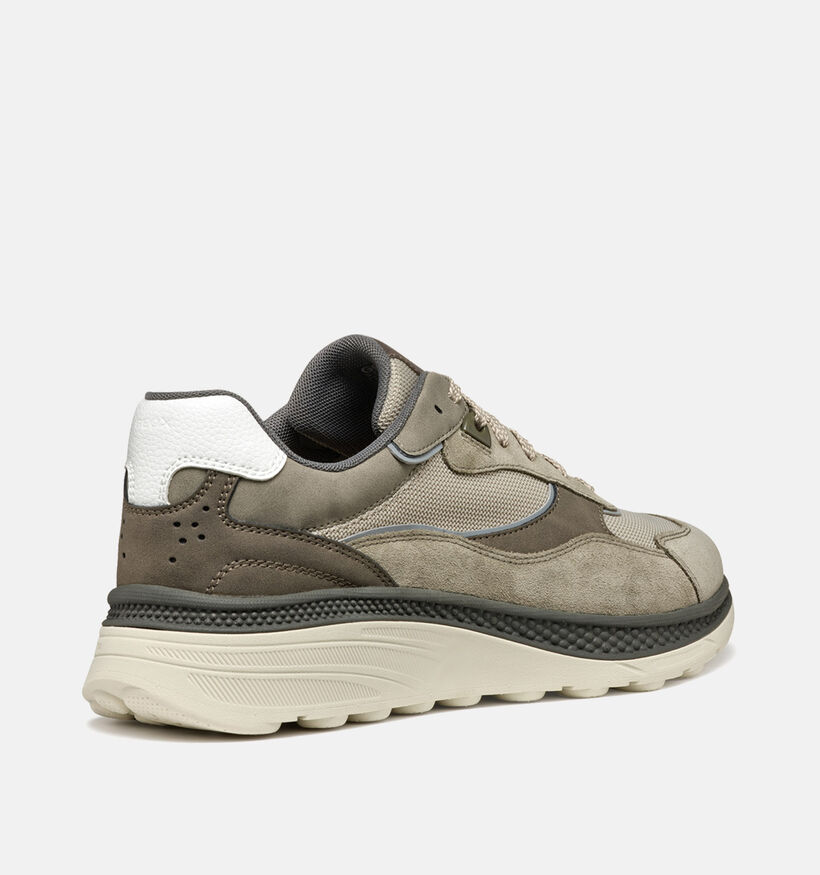 Geox Spherica Actif X1 Kaki Veterschoenen voor heren (353857) - geschikt voor steunzolen