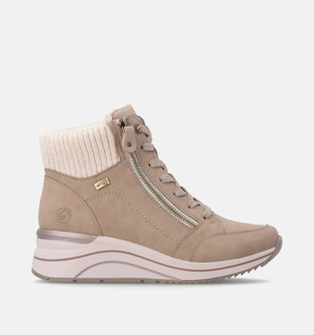 Remonte Boots Zwart/Wit/Bruin