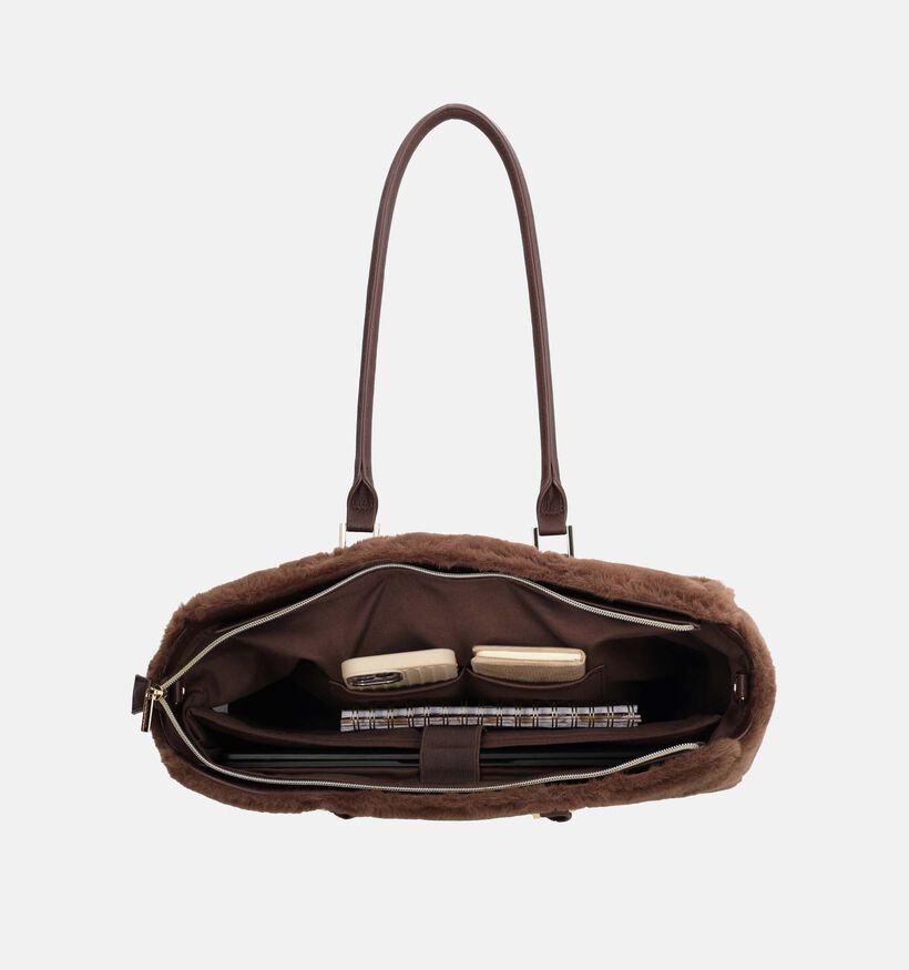 Charm London Stockholm Sac ordinateur en Brun fonc&eacute; pour femmes (380956)