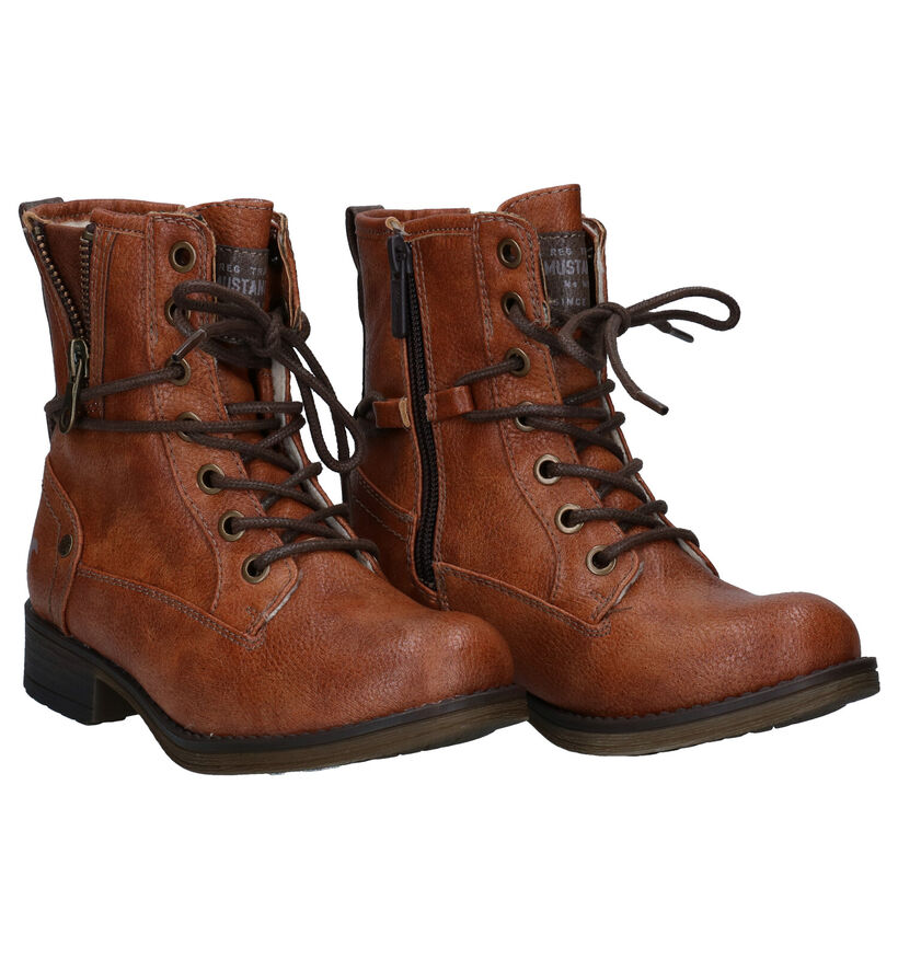 Mustang Bottines robustes en Gris pour filles (331714)