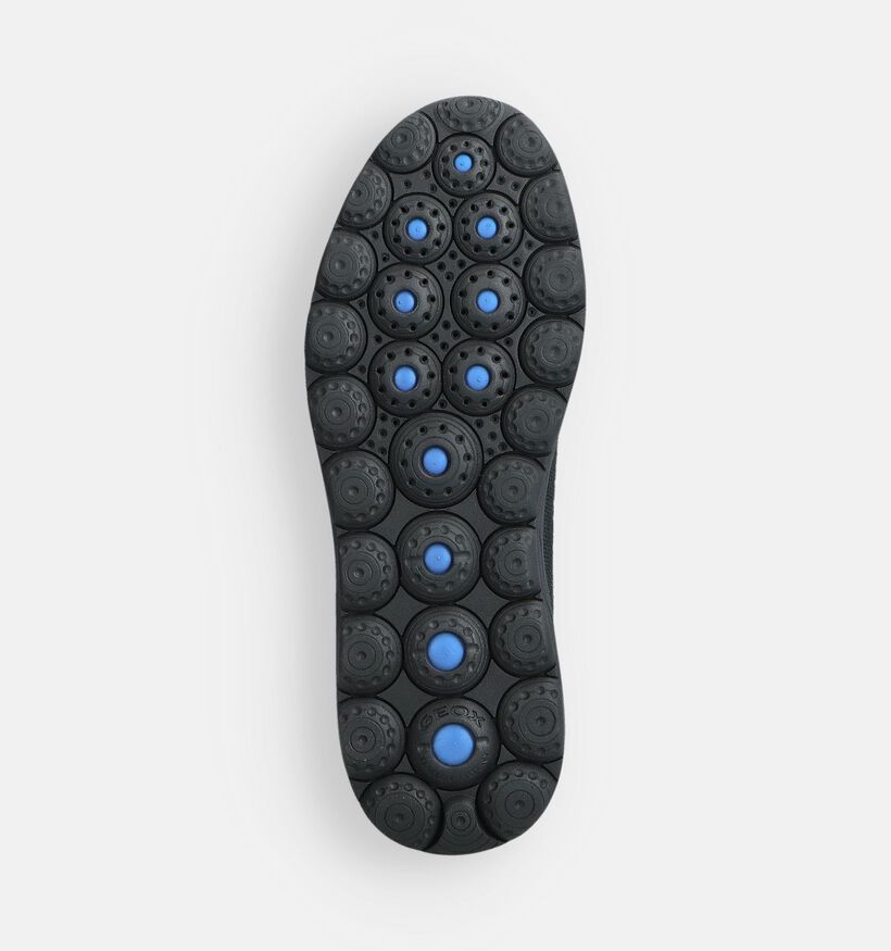 Geox Spherica Zwarte Veterschoenen voor heren (369112) - geschikt voor steunzolen