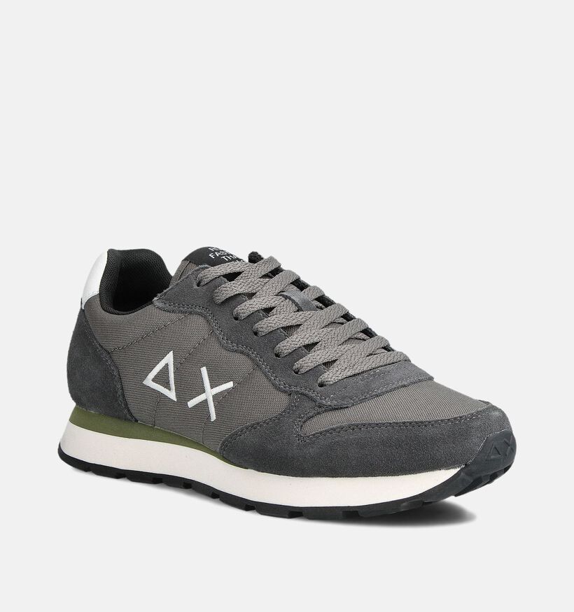 Sun68 Tom Solid Chaussures plates en Gris pour hommes (361800) - pour semelles orthopédiques