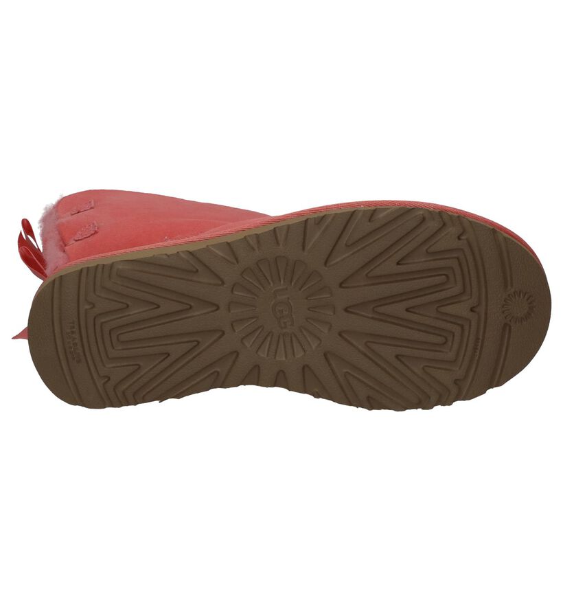 UGG Bailey Bow II Korte Laarzen Zalmroos in daim (223590)