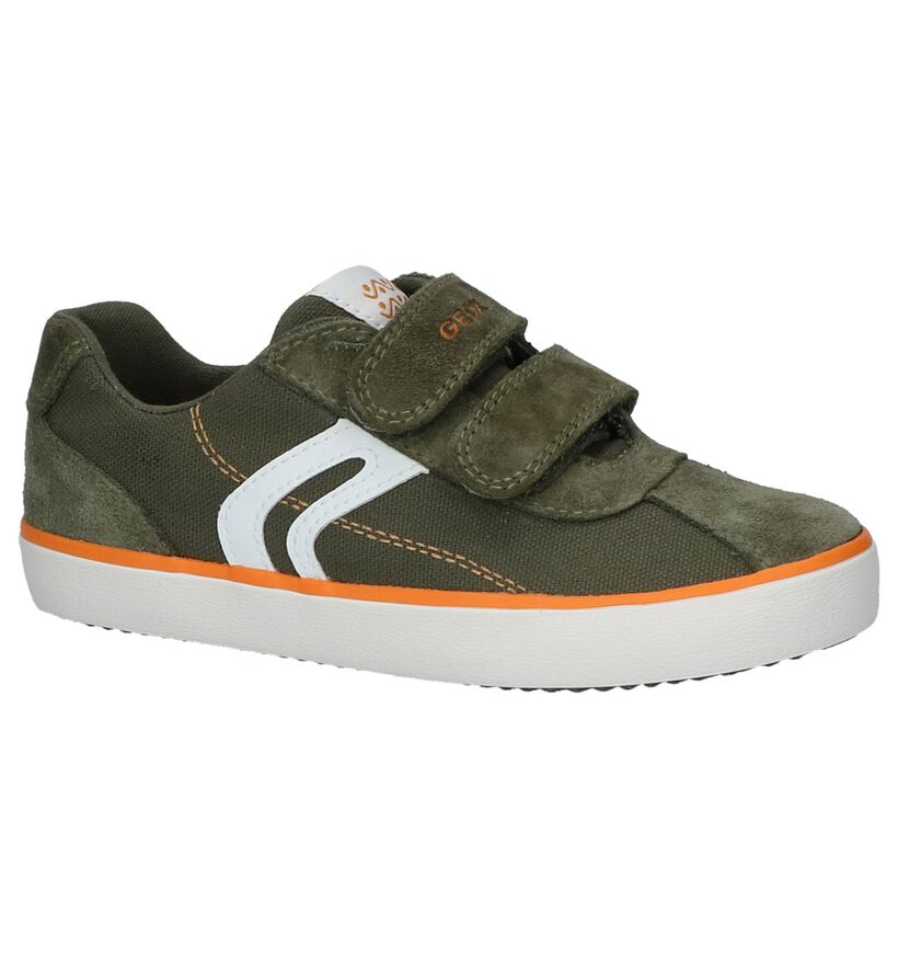 Geox Blauwe Velcroschoenen in nubuck (265788)