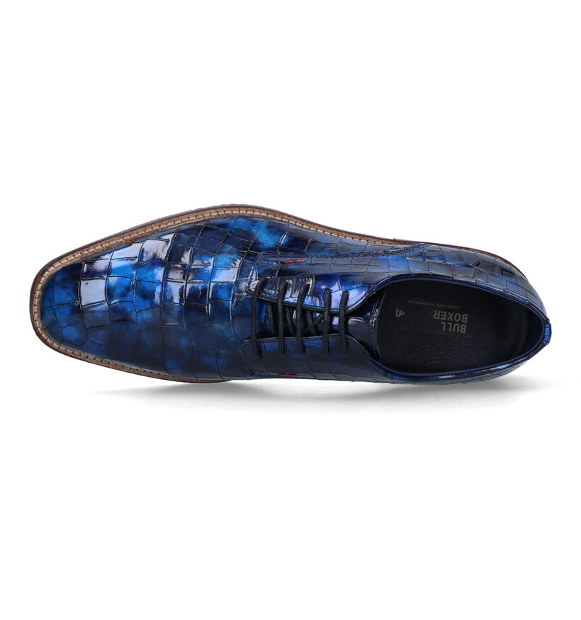 Bullboxer Chaussures classiques en Bleu pour hommes (331810) - pour semelles orthopédiques
