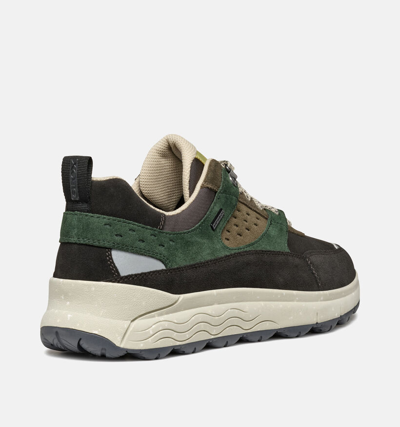 Geox Spherica Bruine Veterschoenen voor heren (344348) - geschikt voor steunzolen