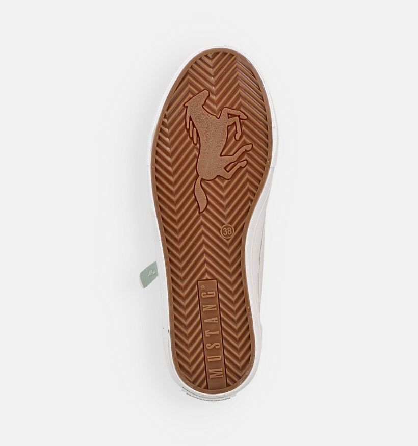 Mustang Witte Rits-Veterschoenen voor dames (372106)