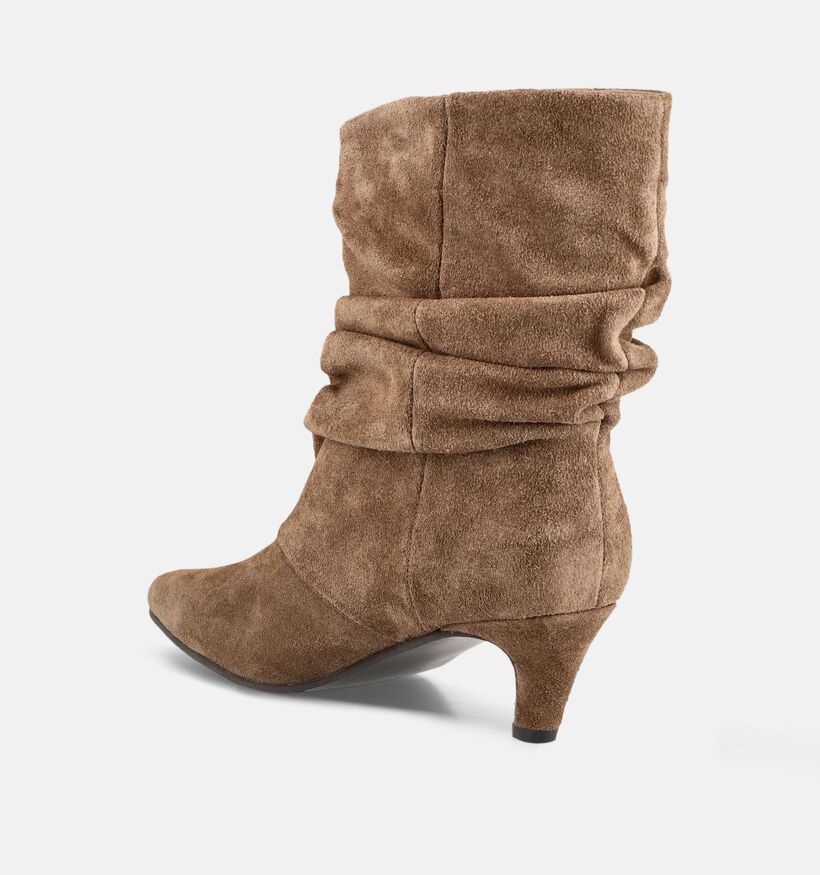 Poelman Bottes en Vert Kaki pour femmes (384349)