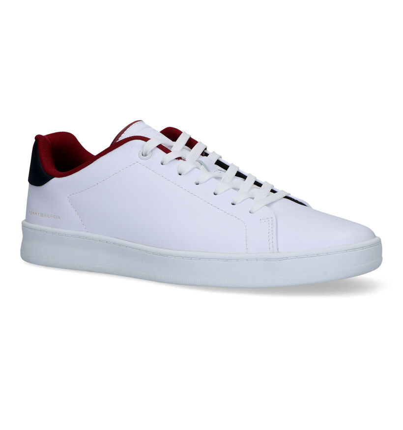 Tommy Hilfiger Court Baskets en Blanc pour hommes (321222)