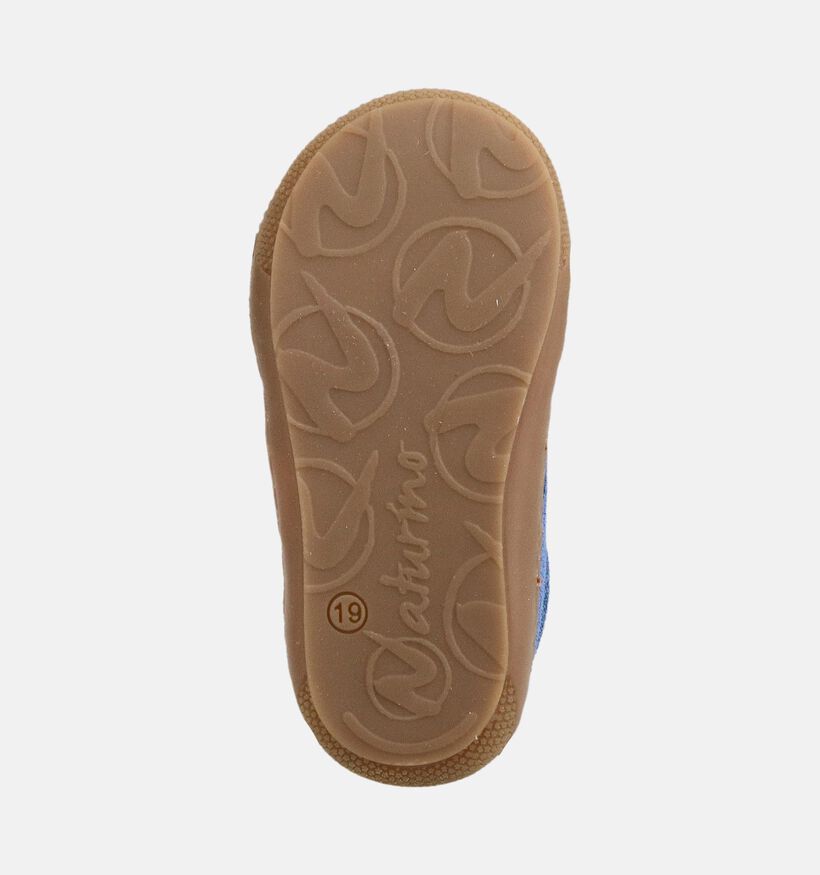 Naturino Macks 2 Suede Boots &agrave; lacets en Bleu pour gar&ccedil;ons (380177) - pour semelles orthop&eacute;diques