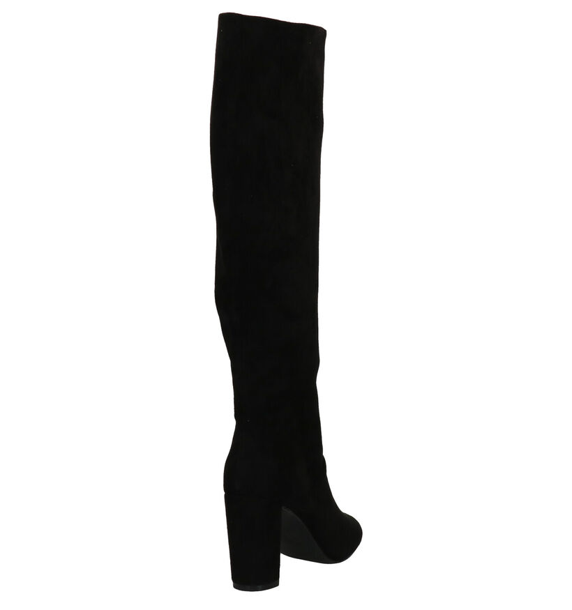 Vanessa Wu Bottes hautes en Noir en textile (292602)