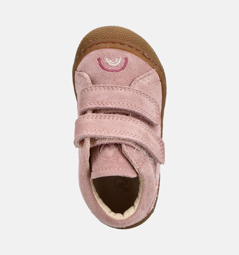 Naturino Cocoon Rainbow Baskets montantes en Rose pour filles (380206) - pour semelles orthop&eacute;diques