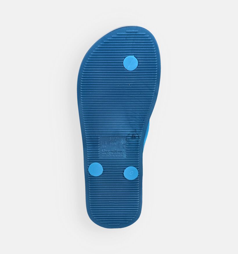 Ipanema Classic Tongs en Bleu fonc&eacute; pour filles, gar&ccedil;ons (372307)