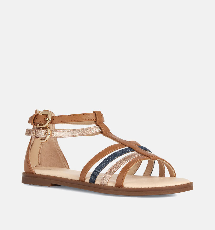 Geox Karly Sandales en Cognac pour filles (352946)