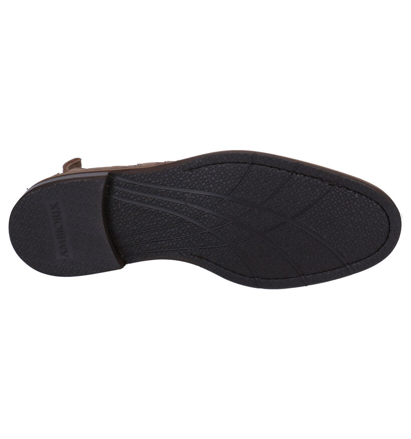 Ambiorix Frascati Boots Chelsea en Marron en daim (331370)