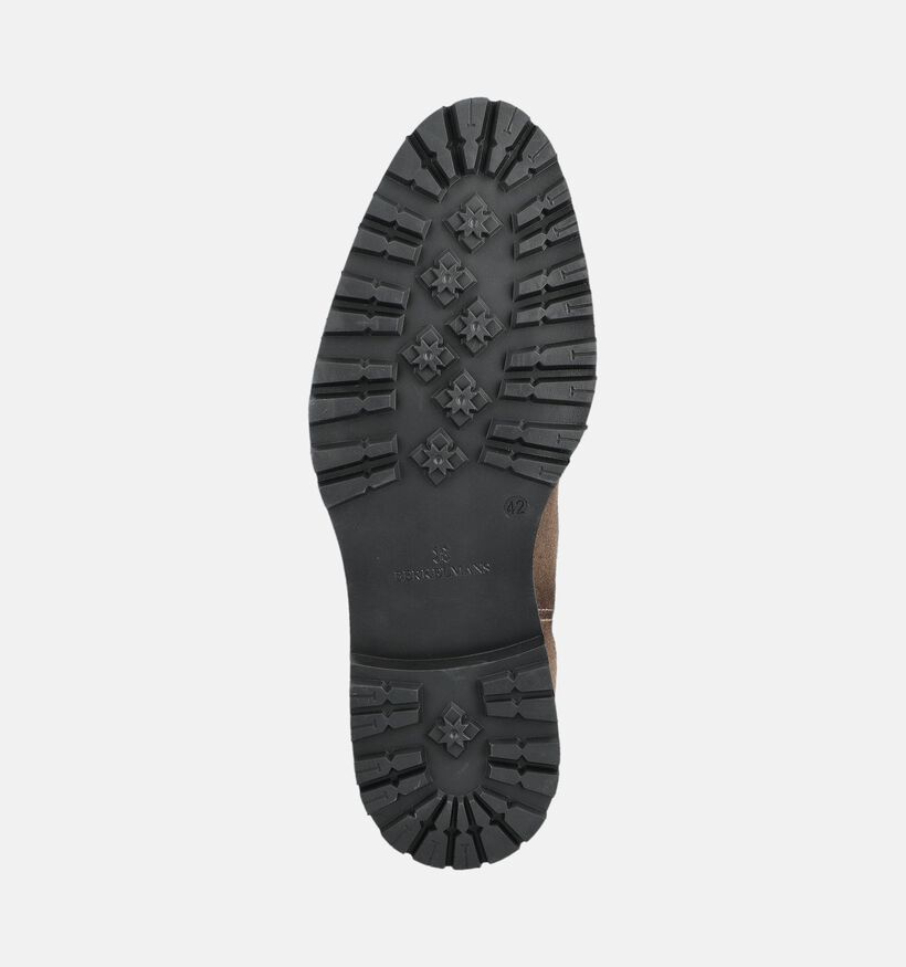 Berkelmans Paletti Bottines Chelsea en Marron pour hommes (379065) - pour semelles orthop&eacute;diques