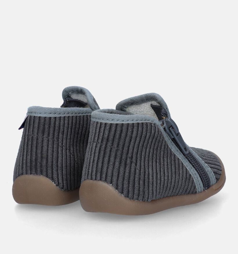 Bellamy Armand Grijze Babypantoffels voor meisjes, jongens (332451)