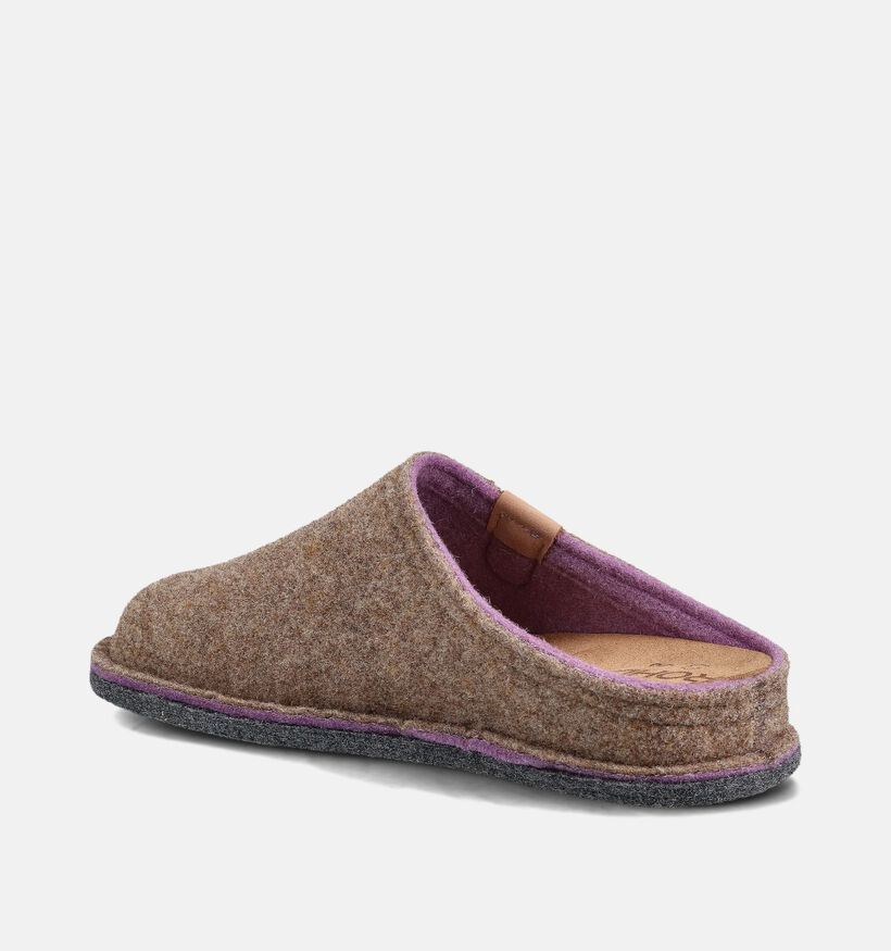 Rohde Lucca Bruine Pantoffels voor Steunzolen voor dames (364825) - geschikt voor steunzolen