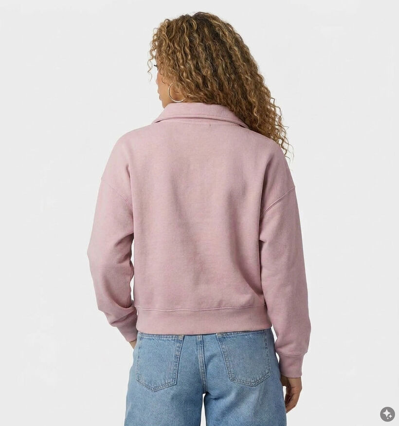New Balance Sweatshirt en Rose pour femmes (385903)