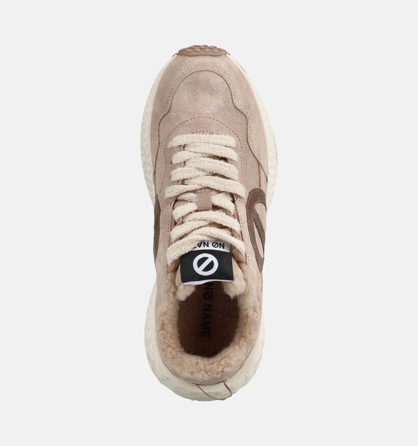 No Name Carter Jogger Baskets en Beige pour femmes (380986) - pour semelles orthop&eacute;diques