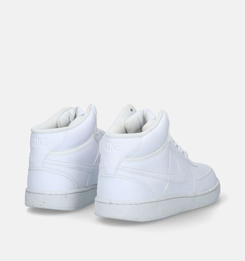 Nike Court Vision Mid Next Nature Baskets en Blanc pour hommes (332321)