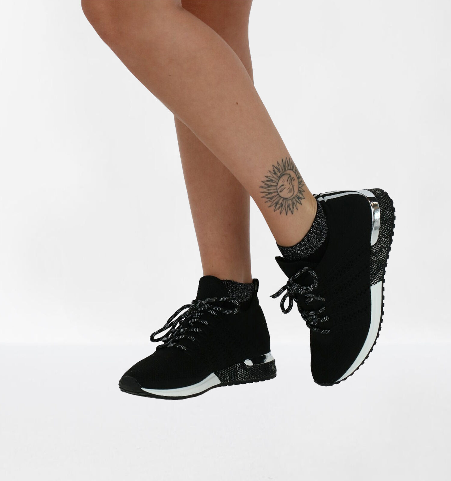 La strada zwarte sneakers deals