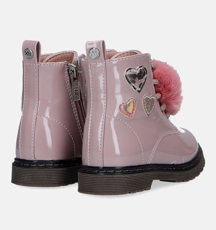 Xti Bottines robustes en Rose en simili cuir (331985)