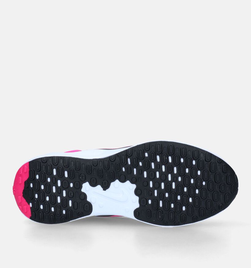 Nike Revolution 7 GS Baskets en Noir pour filles (332196)