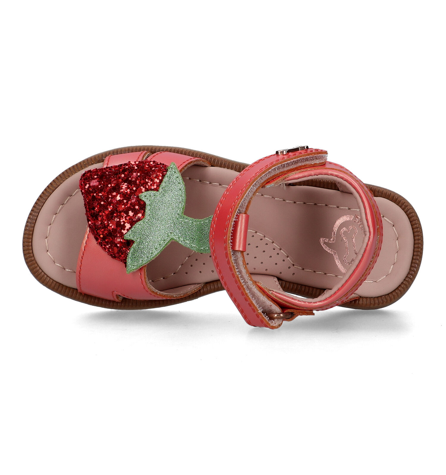 STONES and BONES Strav Rode Sandalen Meisjes Sandalen Online op TORFS.BE
