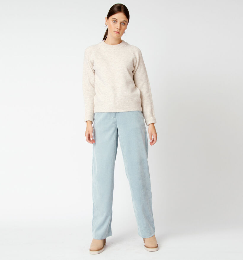Vero Moda New Peppypearl Pull en Beige (318350)