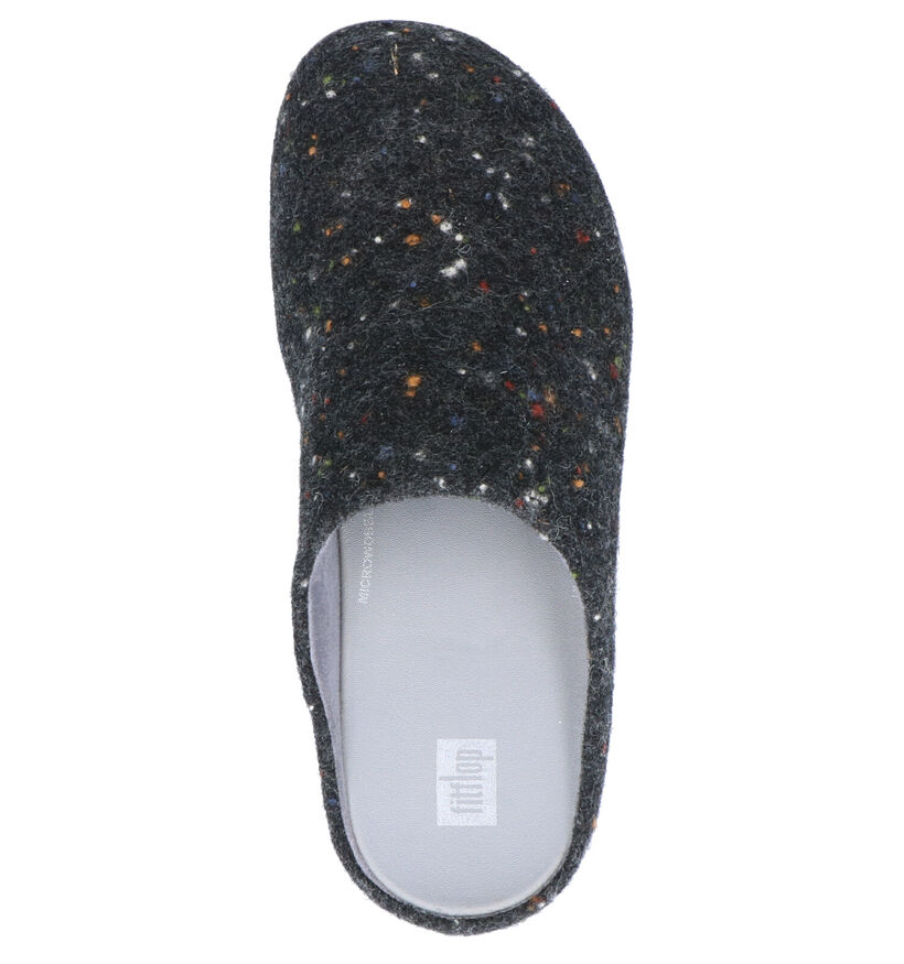 FitFlop Shuv Felt Pantoufles en Gris pour femmes (313553)