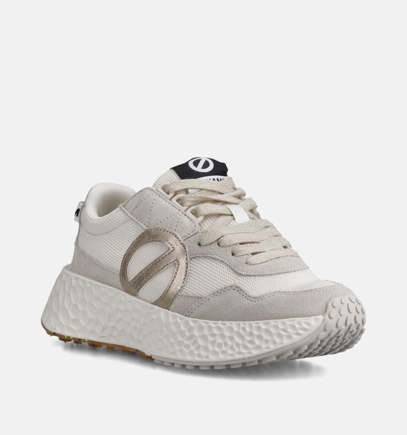 No Name Carter Jogger Ecru Sneakers voor dames (368699) - geschikt voor steunzolen