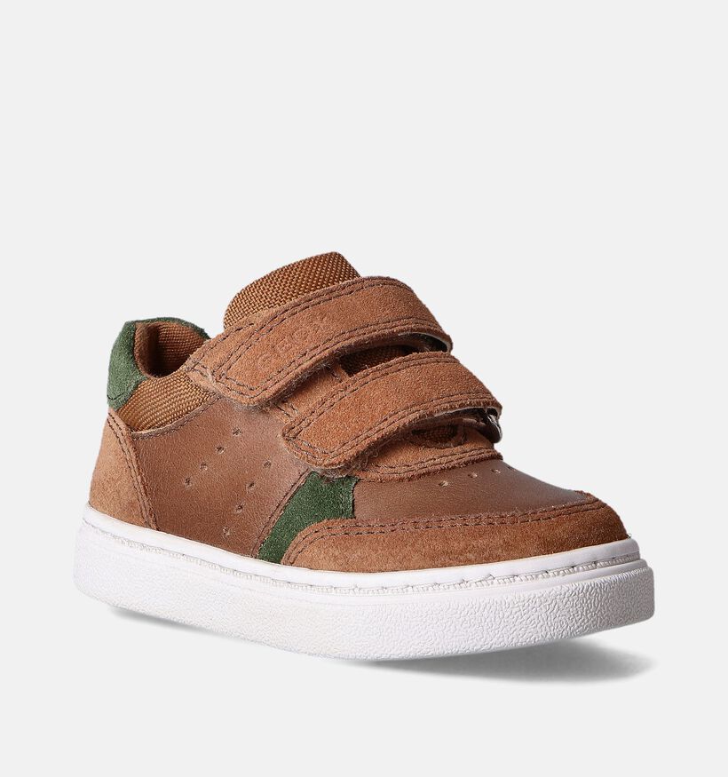 Geox Nashik Cognac Babyschoenen Velcro voor jongens (356377) - geschikt voor steunzolen