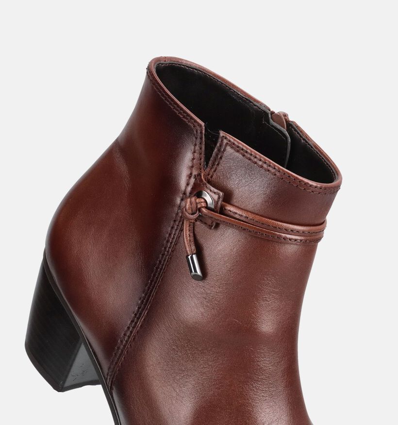 Gabor Best Fitting Bottines &agrave; talons en Cognac pour femmes (380070)