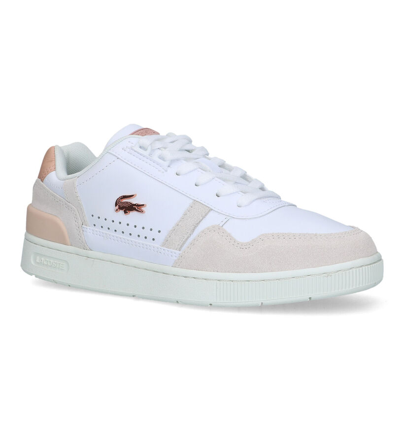 Lacoste T-Clip Witte Sneakers voor dames (322612) - geschikt voor steunzolen